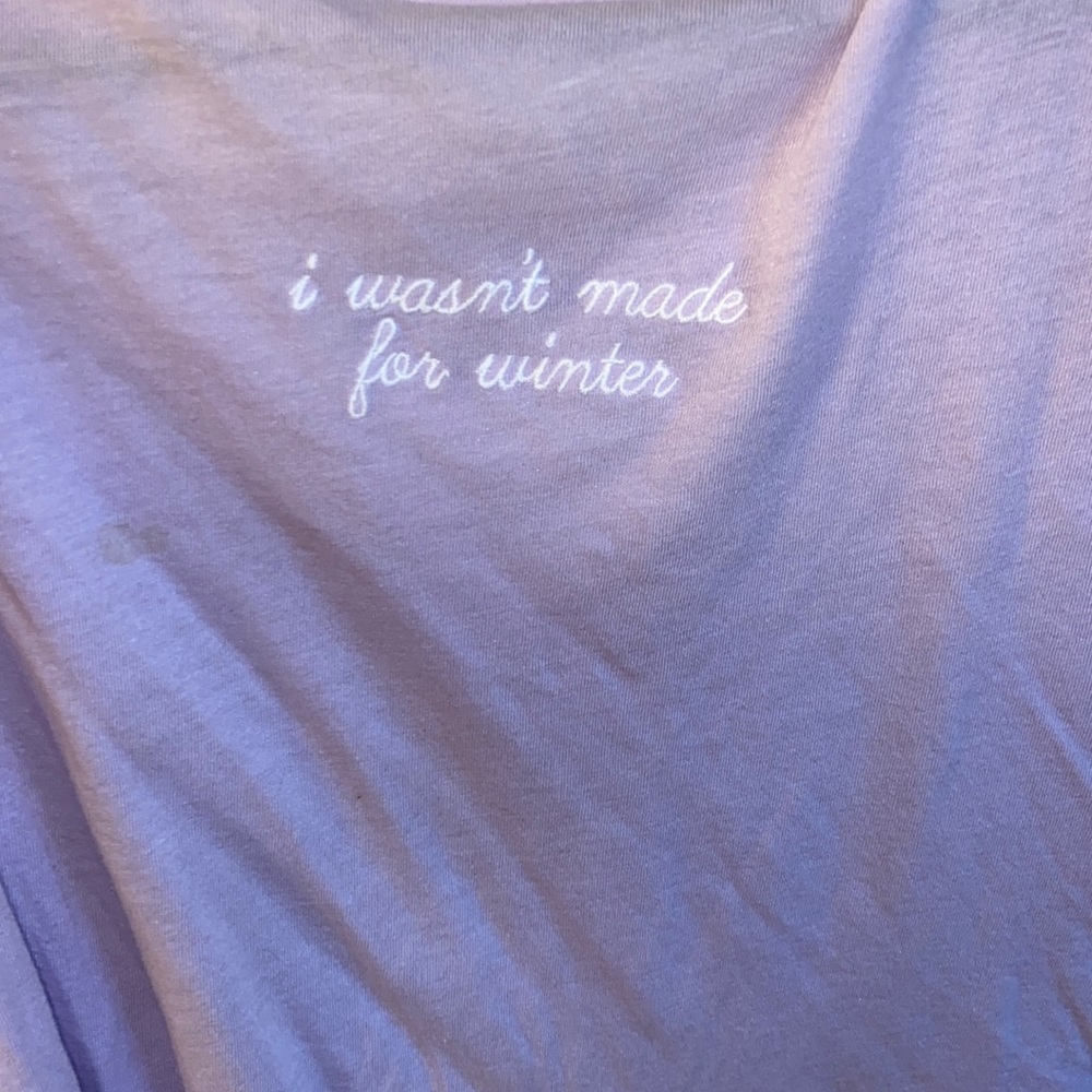 Lightweight cropped T-shirt